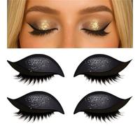 Adesivo Per La Palpebra Adesiva Impermeabile Adesivo Long Lasting Natural Witch Daily O Party Istanti Eyeshadow Eyelashes