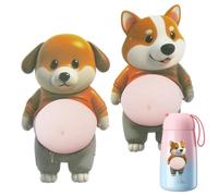 Adesivo per la pancia del cane, adesivi per computer portatile, morbidi adesivi 3D da comprimere, ideali per bambini e adulti, custodia per telefono portatile, quaderno, agenda, artigianato