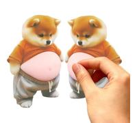 Adesivo per la pancia del cane, adesivi per computer portatile, morbidi adesivi 3D da comprimere, ideali per bambini e adulti, custodia per telefono portatile, quaderno, agenda, artigianato