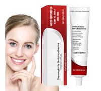 Adesivo per la protesi - invisibili dei denti falsi | 28G termoplastica Kit di in silicone della dentiera Colla dentiera, crema adesiva, forte supporto tutto il giorno gli amici