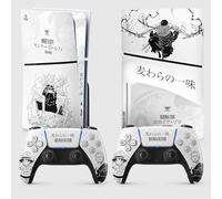 Adesivo per la PS5 Gear 1, adesivo per la Playstation 5 MANGA, console e controller, edizione disco slim, skin Gear 1 (2 controller)