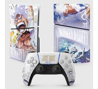 Adesivo per la PS5 Slim Gear 5, adesivo per la Playstation 5 Manga, Console e Controller, edizione Slim Disco, Skin Gear 5 (1 Controller)