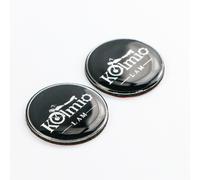 Adesivo Per Moto 3D Rotondo Logo Universale Decorazione 2 Pezzi