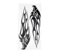 Adesivo per moto Bold Flame for Eagle ideale per auto e SUV, migliora l'aspetto del tuo veicolo (nero)