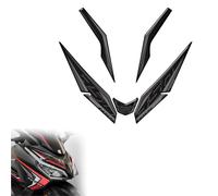 Adesivo per moto Decorazione Adesiva 3D Per Carenatura Anteriore Moto Per Honda Forza NSS 350 2023 - Accessori Adesivi Protettivi(Black)