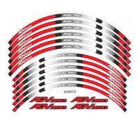 Adesivo per moto Per HONDA ADV350 ADV 350 Decalcomanie per adesivi con striscia riflettente per anello interno di pneumatici per moto (Color : J)