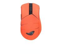 Adesivo per mouse compatibile con ASUS ROG Gladius III, resistente al sudore, impugnatura protettiva, in pelle scamosciata arancione