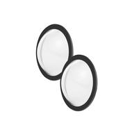 Adesivo per obiettivo della fotocamera per Ricoh Theta SC2 S V, PULUZ Posteriore Fronte Doppia Pellicola adesiva Accessori Cappuccio Trasparente