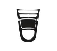 Adesivo Per Pannello Cambio Console Interna Per Mercedes Per Benz W213 2016 2017 2018 Linee degli interni dell'auto(Glossy black)