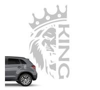 Adesivo per paraurti con leone, adesivo per decalcomania per auto con leone | Adesivi per decalcomanie per decorazioni per auto con,Forte adesività, riflette la luce, fantastiche decalcomanie pe