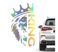 Adesivo per paraurti con leone, adesivo per decalcomania per auto con leone | Decalcomanie per vetrine per auto con della giungla | Forte adesività, riflette la luce, fantastiche decalcomanie pe