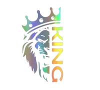 Adesivo per paraurti con leone, adesivo per decalcomania per auto con leone, Decorazione adesivo per auto con decalcomania per finestra, Accattivante, forte appiccicosità, riflette la luce, adatto per