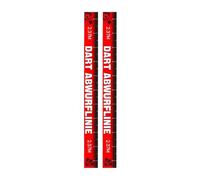 Adesivo Per Pavimenti Per Dardo - Nastro Indicatore OCHE Riposizionabile, Accessorio Durevole A 2 Pezzi | Game Recreation Bar Garage Garage Wasement Dorm Office, Break Room Sports Training Organizzato