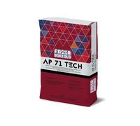 Adesivo per piastrelle AP 71 Tech grigio per pavimenti e rivestimenti per interno ed esterno da 25 kg - Fassa