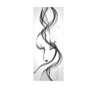 Adesivo per porta in 3D, semplicità, per porte interne, ragazze, camera dei bambini, camera da letto, bagno, WC, decorazione per la casa, 77 x 200 cm