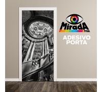 ADESIVO PER PORTA WALL STICKER SCALONE PIETRA ARTE ARCHITETTURA DESIGN STYLE