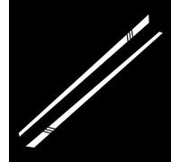 Adesivo per Portiera Laterale Auto, 2 Pcs Adesivi per Porte Corpo Universali Decalcomanie Strisce Decorative Adesivo in Vita Adesivo per Corpo Della Gonna Della Portiera Laterale Dell'Auto 220cmx8cm