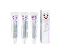 Adesivo per protesi 3 pezzi, Cuscino adesivo per protesi termoplastico Seurico, Kit di ribasatura in silicone per protesi, Crema adesiva per protesi, Comfort e stabilità