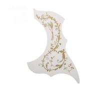 Adesivo Per Protezione Per Plettro A Forma Di Uccello Per Chitarra Acustica Folk Autoadesiva Accessori Per Chitarra Piastra Antigraffio Con Motivo Stampato(1-white)