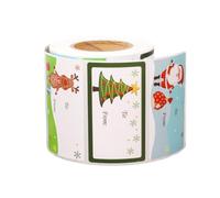 Adesivo per regali con etichetta decorativa da e verso il presente etichette etichette autoadesive bordo decorativo