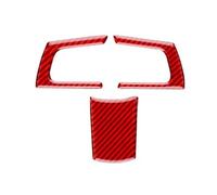 Adesivo Per Rivestimento Del Volante Per Mazda RX8 2004-2011 Accessori Per La Modifica Degli Interni Auto antipolvere(Red Carbon)