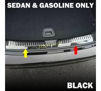 Adesivo per rivestimento della copertura protettiva per davanzale del bagagliaio posteriore in acciaio inossidabile per Mercedes Benz Classe E W214 E300 E350 E450 2024 2025