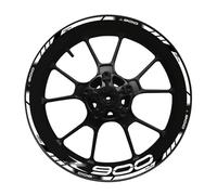 Adesivo per ruote di moto Adesivo Per Moto Decalcomania Per Cerchione Per K&awasaki Per Z900 Adesivi Per Ruote Con Mozzo Ruota Da 17 Pollici Adesivi Strisce per cerchi (Color : 15)