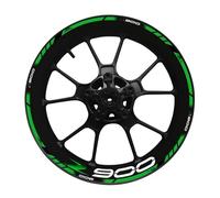 Adesivo per ruote di moto Adesivo Per Moto Decalcomania Per Cerchione Per K&awasaki Per Z900 Adesivi Per Ruote Con Mozzo Ruota Da 17 Pollici Adesivi Strisce per cerchi (Color : 14)