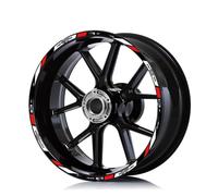 Adesivo per ruote di moto Per A&PRILIA Per Tuono V4 Per Shiver 900 Per RSV4 1100 Per Factory RS 660 Decalcomania Del Motociclo Striscia Decorativa Adesivi Strisce per cerchi (Color : 2)