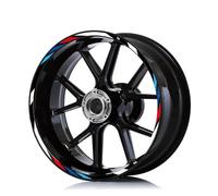 Adesivo per ruote di moto Per T&riumph Per Triple Per Sprint ST 17″ Per Trident 660 Per Speed Moto Decalcomania Striscia Decorativa Adesivi Strisce per cerchi (Color : 4)
