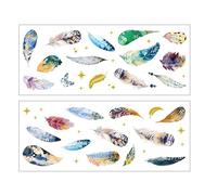 Adesivo per scrapbooking frizzante estetico PET per Notebook Journal Laptop Skateboard Chitarra Danza di Farfalle Sticker