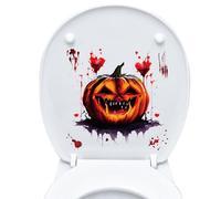 Adesivo per sedile del water di Halloween - Decorazioni per il bagno di Halloween, Adesivo per la copertura del water di zucca di Halloween Adesivi di Halloween | Adesivi