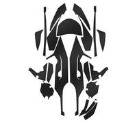 Adesivo Per Serbatoio Carburante Laterale Per BMW F900XR F900 F 900 XR, Paraserbatoio, Paramani, Adesivi In Fibra Di Carbonio adesivi serbatoio(NERO 1)