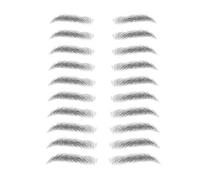 Adesivo per sopracciglia - tatuaggio per sopracciglia, design marrone | impermeabile 3D False design per capelli come trasferimento istantaneo - sopracciglia, forme naturali - trucco duraturo, per