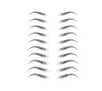 Adesivo per sopracciglia | tatuaggio temporaneo per sopracciglia | 3D Authentic Brow tatuaggio sopracciglia trasferimento adesivo peel off cura sopracciglia modellante adesivo trucco per donne ragazze