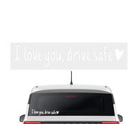 Adesivo Per Specchietto Retrovisore “I Love You Driving Safe”, Adesivo Per Retrovisore “Drive Safe I Love You”, Adesivi E Decalcomanie Per Auto Con Cuore, Lettere Impermeabili, Etichette Emblematiche