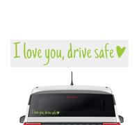 Adesivo Per Specchietto Ti Amo Guida Sicura Sticker Lettere Impermeabili