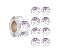 Adesivo Per Stampa Fiori Grazie Etichette SIGNORE AVOLTTO DECORATIVO ROUNT GRAZIE PER PARTIMA Etichette Decorative Con Stampa Fiori