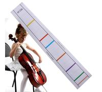 Adesivo per tastiera in vita, per principianti, per esercizi e guide per violoncello con marcature