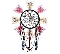 Adesivo Per Tatuaggi Temporanei Dream Catcher Impermeabile E Di Lunga Durata(C)
