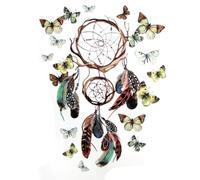 Adesivo Per Tatuaggi Temporanei Dream Catcher Impermeabile E Di Lunga Durata(D)