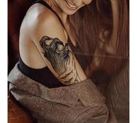 Adesivo Per Tatuaggio Temporaneo A Base Di Erbe Con Fiore Di Redenzione Del Diavolo, Succo Per Tatuaggi Falsi, Semipermanente, Durata 2 Settimane, Anti-Sfregamento, Antiriflesso, Per Uomini E Donne