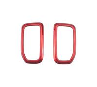 Adesivo Per Telaio Di Copertura Del Pannello Bocchetta Di Ventilazione AC Interna Dell'auto Per Ford Per Ranger Per Everest 2023 Pannello console centrale auto(Red side 2pcs)