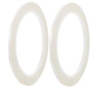 Adesivo per Viole e Violoncello 2 Pezzi, Nastro Pvc Bianco | Festa Scuola Decor, per Pratica e Apprendimento, per Principianti, Non Influisce su Suono Né Esecuzione