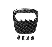Adesivo per Volante Auto per Au&di A4 B8 A6 C6 Q5 8R Q7 A4L A3 8V Accessori Anello del Volante per Auto Trim Adesivo in Fibra di Carbonio Decal Cover Decorazione Materiale ABS