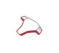 Adesivo Per Volante Per Mercedes Per Benz W176 W246 W204 W207 W212 W117 W218 X156 X204 Volante Per Auto Telaio Trim Copertura Copertura Volante(Rosso)