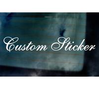 Adesivo Personalizzato Con Nome Piccolo A Grande Testo Slogan Per Auto