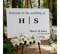 Adesivo Personalizzato Per Matrimoni, Cartello Di Benvenuto Personalizzato Per Specchi E Pareti, Adesivo In Vinile Fai Da Te Con Nomi Per Decorazioni Per Ricevimenti, Tabellone Per Posti A Sedere(L)