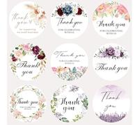 Adesivo personalizzato per matrimonio, adesivo di ringraziamento personalizzato, loghi personalizzati per matrimoni, compleanni, battesimi (3 cm)