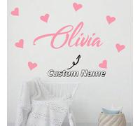 Adesivo personalizzato per porta | Nome personalizzato in vinile per bambini per decorazione camera da letto e stanze dei bambini 40 cm-16 pollici,30 cm-12 pollici,56 cm-22 pollici,50 cm-19,6 polliciP